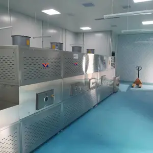 隧道式微波干燥机 流水线型食品药材饲料烘干杀菌设备