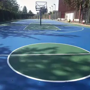 天津篮球场施工 篮球场厚度颜色参数