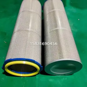 快拆式东丽覆膜除尘滤芯椭圆阻燃空气滤筒耐高温滤筒