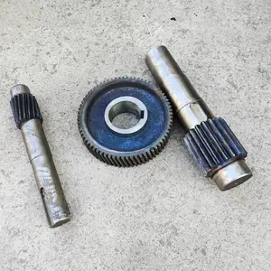 JS750搅拌机减速机17齿输入轴19齿传动二轴变速箱62/70齿盘齿轮