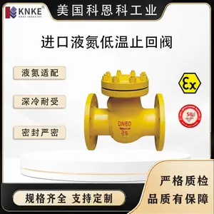 进口液氮低温止回阀 锻钢不锈钢 法兰连接 深冷管道用 美国KNKE科恩科