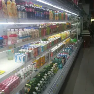 供应供应超市制柜冷展示 冷藏柜的水果冰柜 水果风幕柜