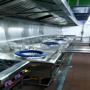 广州广旭酒店中西餐厅学校工厂食堂成套商用厨房设备生产厂家设计安装厨具工程