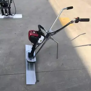 手扶式水泥路面刮平汽油振平尺 小型便携式整平提浆振动尺