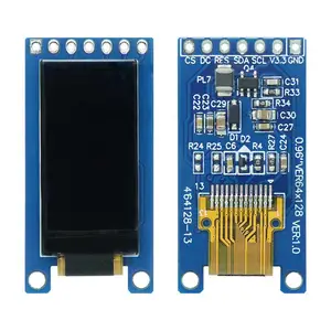 0.96寸OLED显示屏模块 64*128 分辨率 SH1107 7针SPI接口