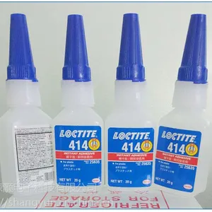 乐泰414胶水 loctite粘塑料金属和橡胶木材瞬干胶 快干胶水20g
