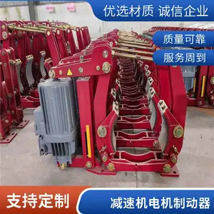 皮带输送机抱闸制动器YWZ9-315/E80电力液压鼓式制动器闸瓦总成 焦作工力