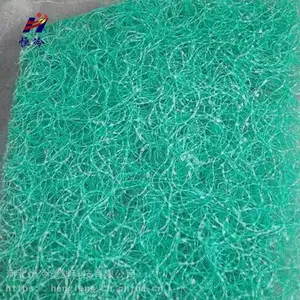 2CM厚1×2米尼龙消音毯 冷却塔过滤隔音尼龙丝 恒冷