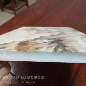 玻璃印花机-高温渗墨机器-渗透印画设备-大理石纹印花机器-渗墨加工机器
