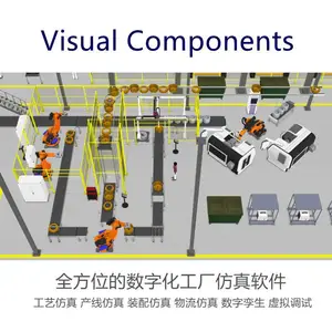 vc数字工厂仿真软件 正版软件找亿达四方