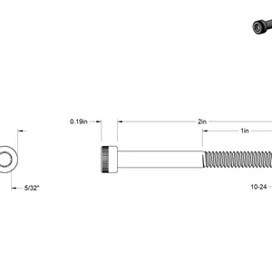 Mcmaster-carr90128A229镀锌合金钢内六角螺钉