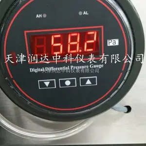 山东声光报警式差压表 净化间数字差压表选型说明书