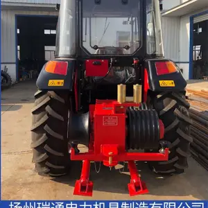 东风80带驾驶室拖拉机牵引机,绞磨机,拖拉机绞磨,8T拖拉机绞磨机厂家直销