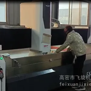 家具玻璃异形磨边抛光自动化生产FX-2515玻璃加工中心