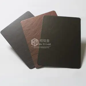 201/304不锈钢手工乱纹发黑红古铜镀铜板 不锈钢仿铜门制作价格