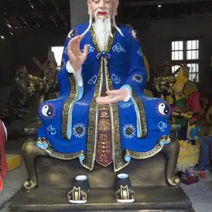 厂家定制 彩绘***神像 ***三清祖师 三清殿三清尊神