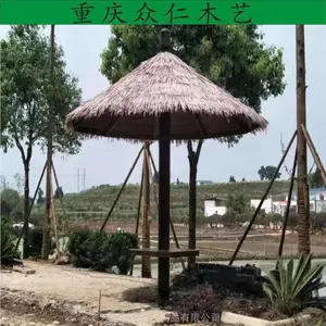 荣昌景观实木亭子 私家花园仿古凉亭 公园彩绘凉亭批发 众仁木艺