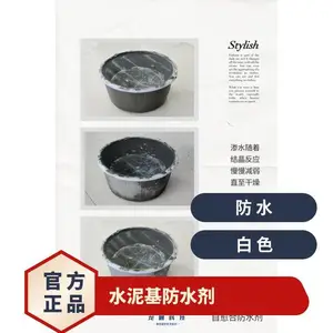 龙晨水泥基渗透结晶型防水材料水池渗漏负压防水与混凝土结合紧