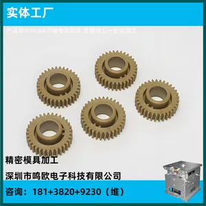 双色冲牙器塑料模具 注塑加工件 提供设计图定制开模3385a