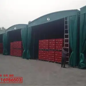 青浦浏河推拉棚 浏河仓储活动雨蓬 太仓浏河物流移动伸缩雨棚厂家 浏河遮阳蓬