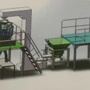 紧固件半自动人工接料系统