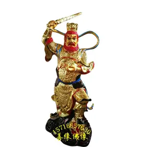 火神祝融神像 三头六臂火神公神像 专业神像定做价格