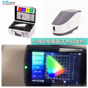 停车场用小型标志牌对比色亮度色域逆反射系数检测仪器