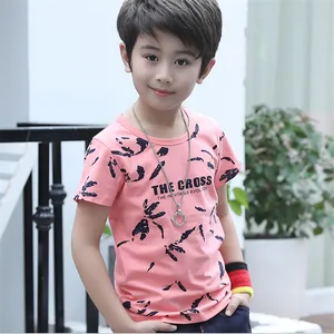 湖南怀化几元衣服圆领套头儿童短袖 地摊童装短袖t恤男性价比高地摊货源