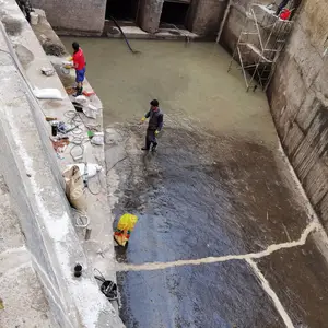 毕节水电站储水池渗漏 堵漏工程技术维修 水库大坝漏水的堵漏方法