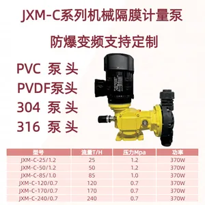JXM机械隔膜计量泵变频防爆 PACA PM加药泵 耐酸碱