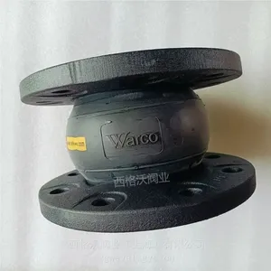 Warco涡控橡胶软接头FIG.W500 单球可挠性橡胶接头 球墨铸铁法兰