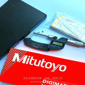 日本Mitutoyo三丰公法线千分尺盘型数显千分尺小模数齿轮模数0.1~0.5