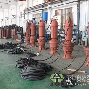 水库泄洪用潜水轴流泵_大排量_低耗损_经久耐用_