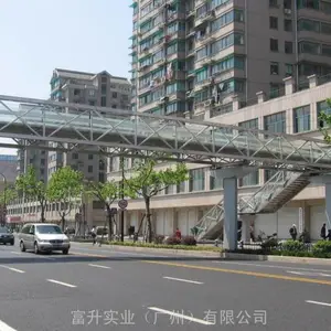 厂家直供 钢结构人行过街天桥 钢结构桥梁 角钢塔 支持定做