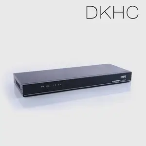 东科恒创 DVI分配器 HDMI一分四信号分屏器视频一进四出分屏显示