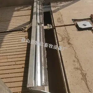 养牛场刮粪机 养殖场刮粪板 牛场牛棚智能全自动刮粪板 刮粪板转角轮