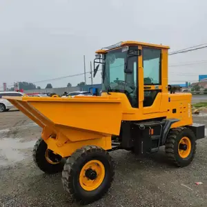 FC-30液压自卸四轮前翻斗车 载重3吨四驱柴油四轮车 动力强劲