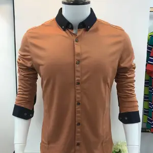 海澜之家男式全棉长袖T恤衬衫折扣特卖货品品牌尾货