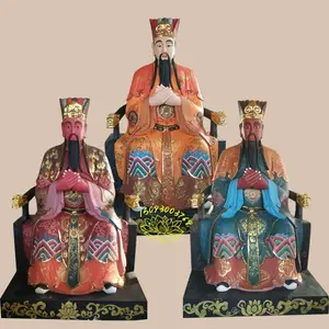 ***三官大帝神像图片 三宫九府应感天尊 三元三品三官大帝批发