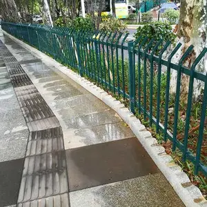 锌钢绿化围栏_园林护栏_草坪护栏_户外围栏_户外栅栏