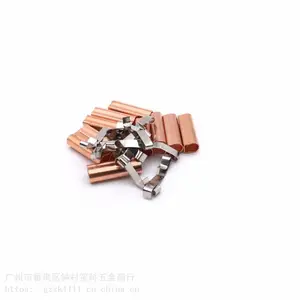 空调热泵感温探头,不锈钢卡簧,感温探头卡座,空调感温管,紫铜保护管感温探头固定卡套,支架卡套