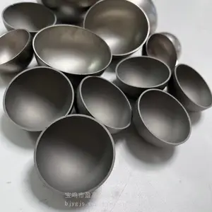 宝鸡盈高 纯钛TA1钛盖帽 钛封头 TC4钛合金盖帽