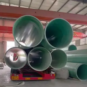 玻璃钢管道 工业污水处理厂通风管 化工厂市政排水玻璃钢夹砂管