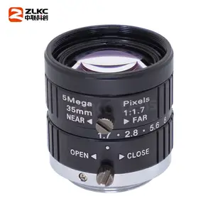 ZLKC中联科创35mm工业镜头VM3518MPC低畸变500万像素2/3