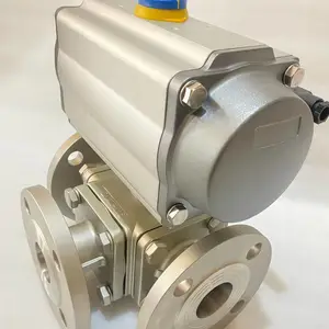 �������� Q645F-16P DN50������ͨ�� 304�����T��˫���÷���WCB��ƽ̨L��