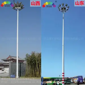 博尔勃特 球场15米高杆灯，LED投光灯光源