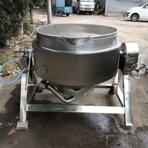 多功能电热夹层锅定做厂家免搅锅煮肉熬料锅大型可倾卤肉锅规格