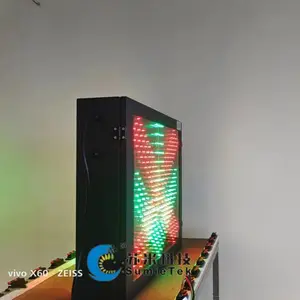 LED车道指示牌 600*600型双面直插红叉绿箭 雨棚灯 苏米科技