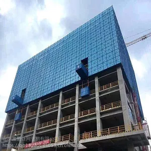 厂家供应爬架钢板网外架冲孔钢板网爬架防护网楼房爬架网冲孔立网