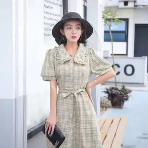 ��ѿ�Ʒ��Ůװ �黨ѩ������ȹ����Ůװ2020�ļ��¿����ʺ������������Ŀ�ȹ�Ӹ߶�ֱ����Դ�߷�